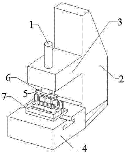 Squeeze riveter with combined jig