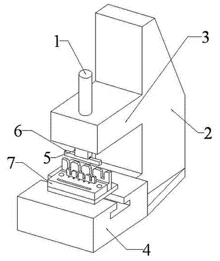 Squeeze riveter with combined jig