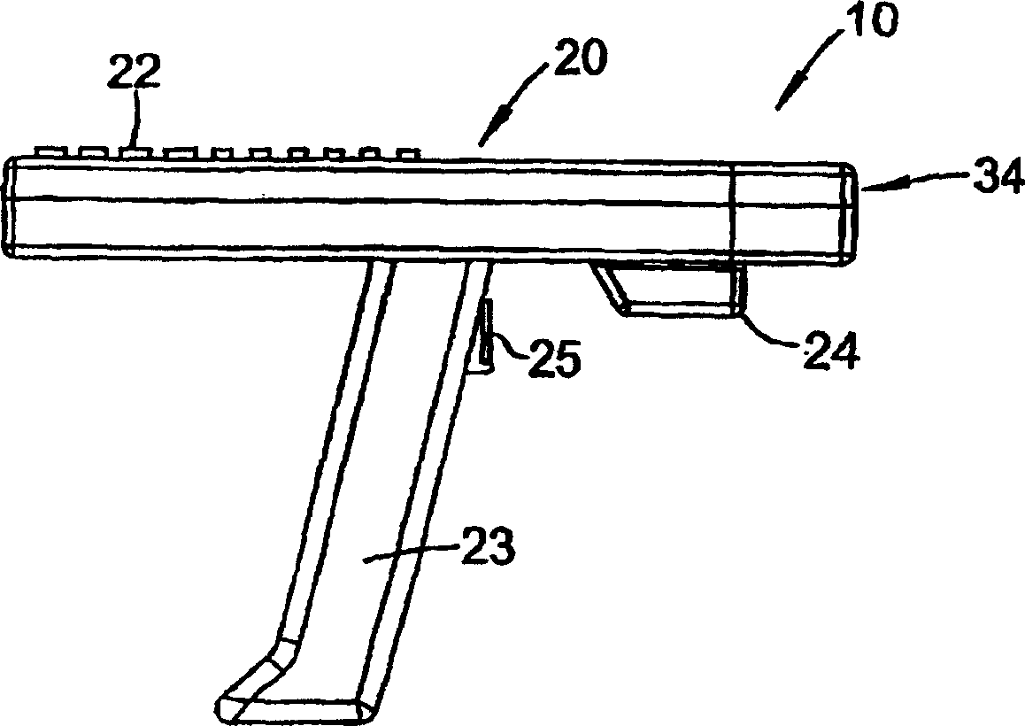 Portable data entry device with a detachable host PDA