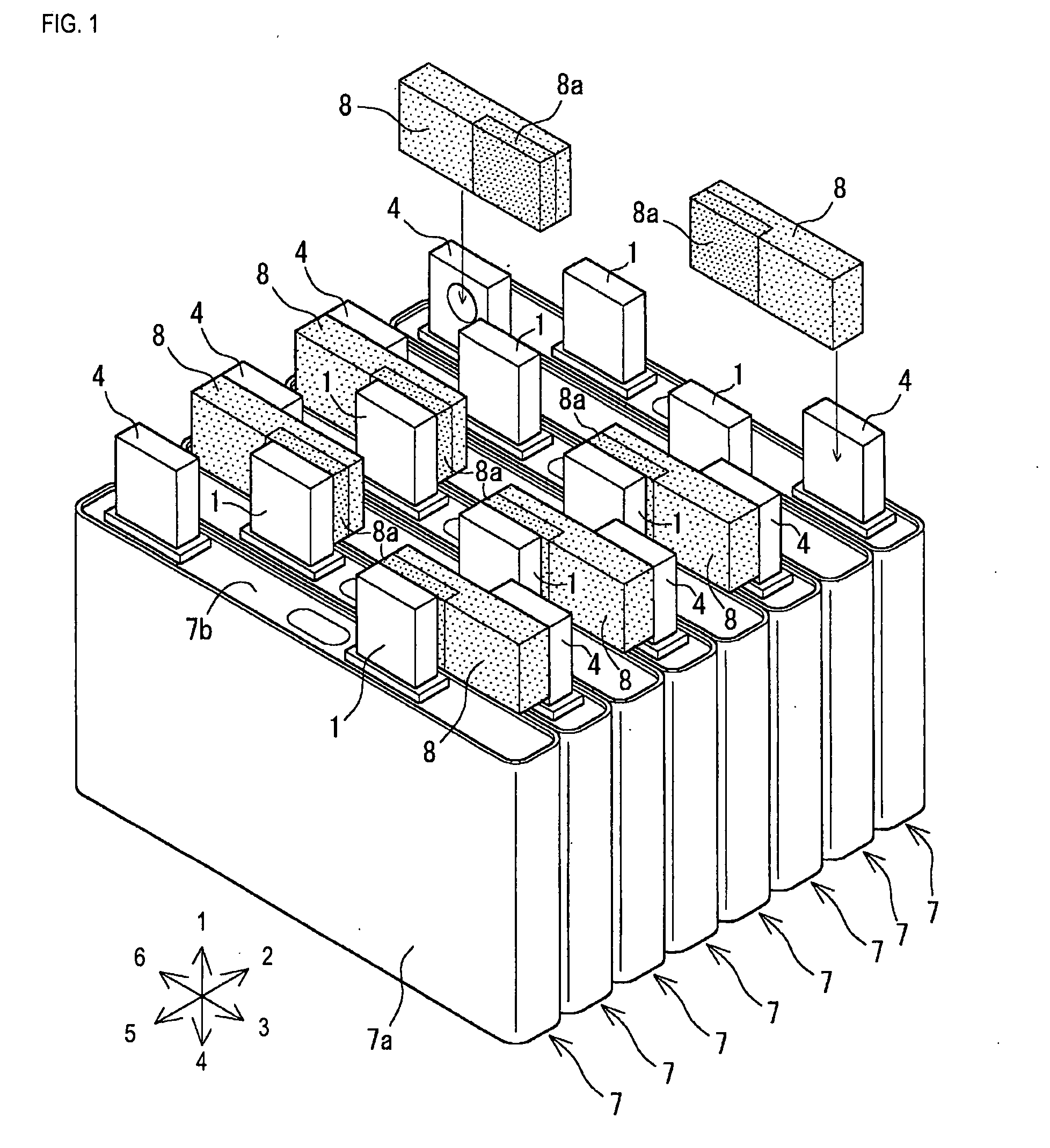 Conductor for connecting terminals, assembled battery, and method for producing assembled battery