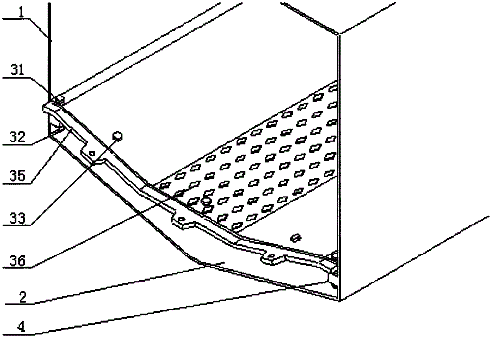 Vehicle explosive shock wave preventing floating floor structure