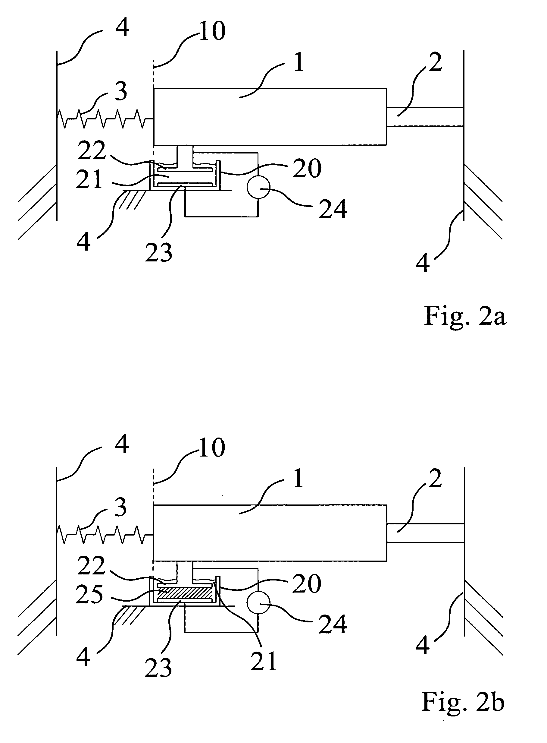 Method and Device for Positioning a Movable Part in a Test System