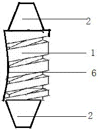 A mid-tibial prosthesis