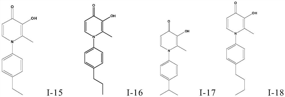 Application of 1-aryl-4-pyridone compounds