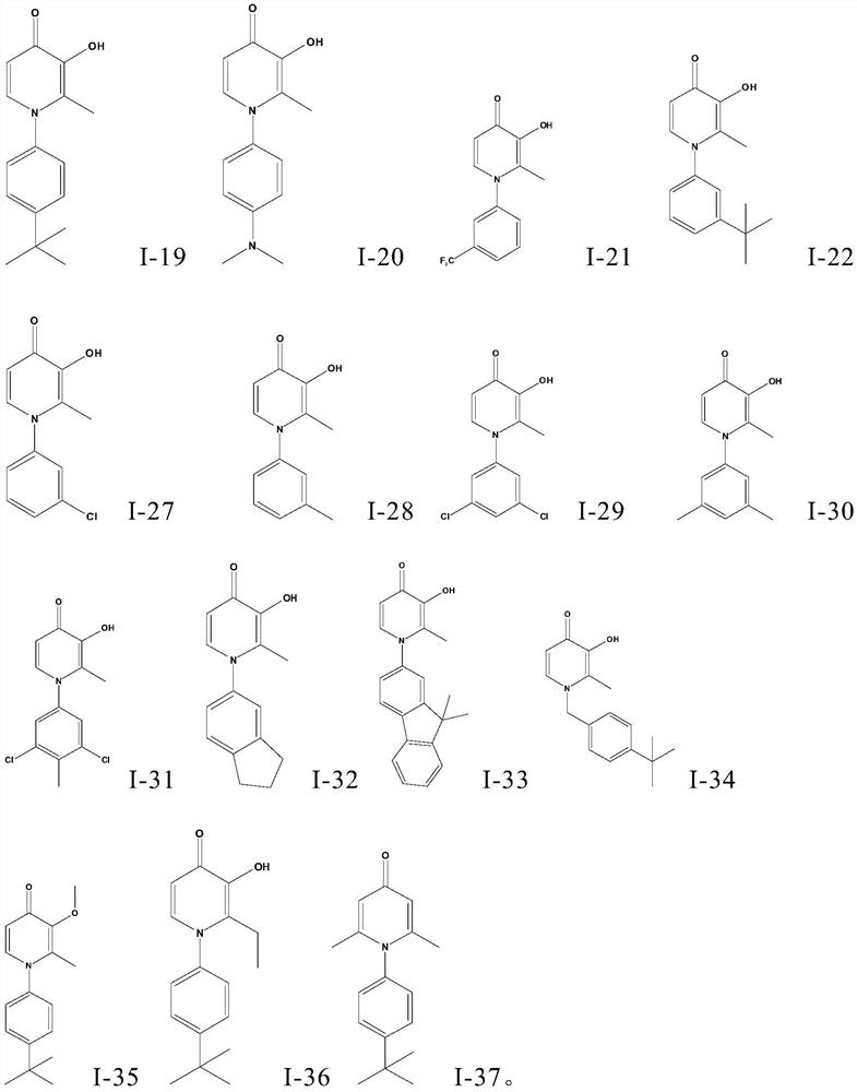 Application of 1-aryl-4-pyridone compounds