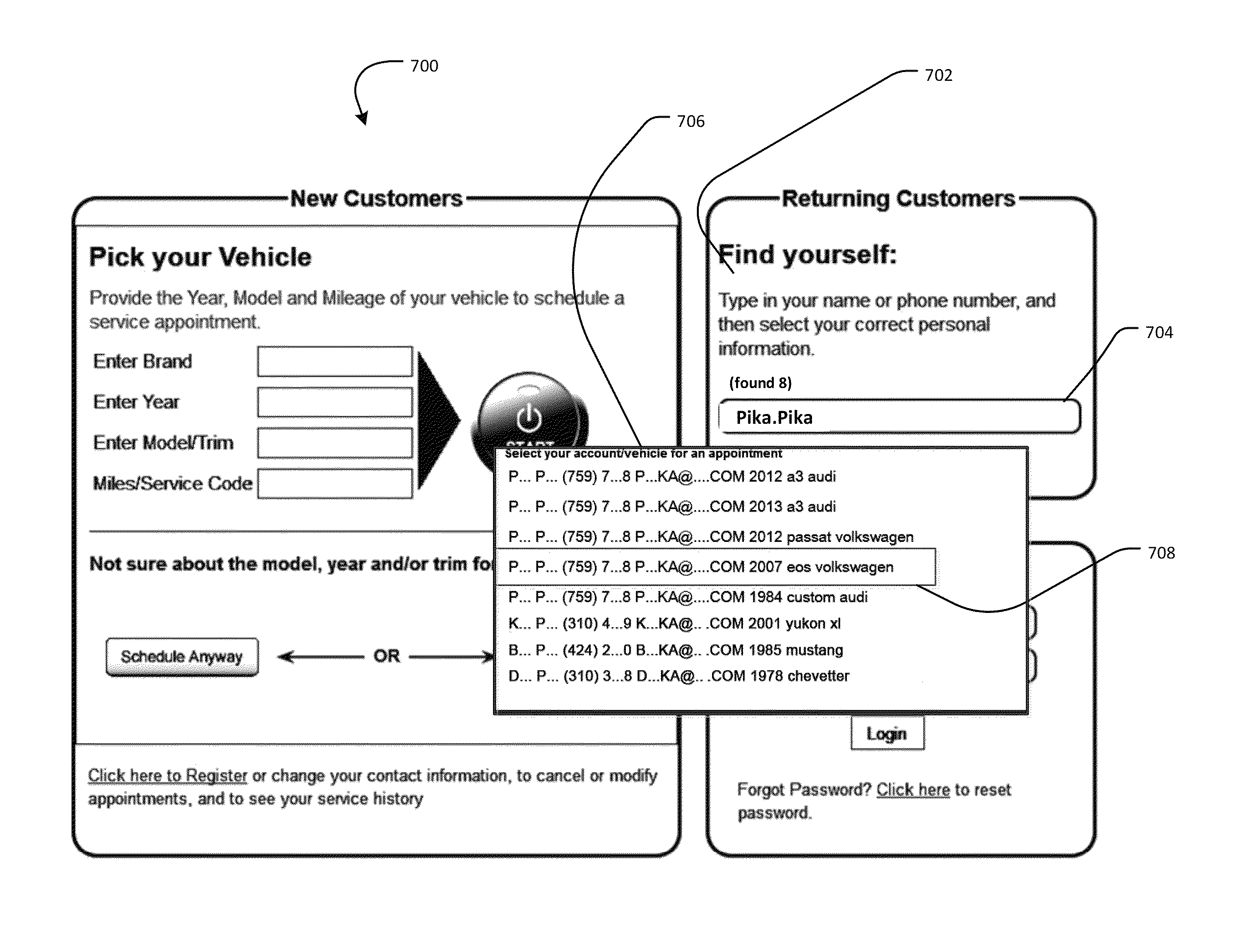 System and method for account access