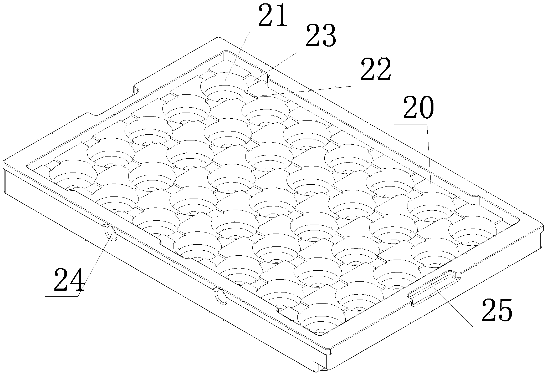 Workpiece conveying device of eddy current flaw detector