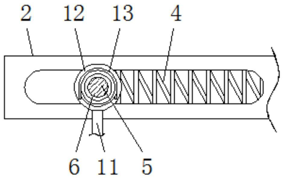 A roving separation device for spinning processing that can reduce spinning shaking