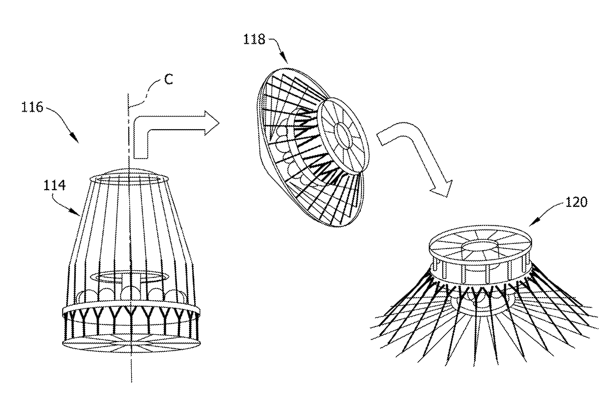 Transformable and reconfigurable entry, descent and landing systems and methods