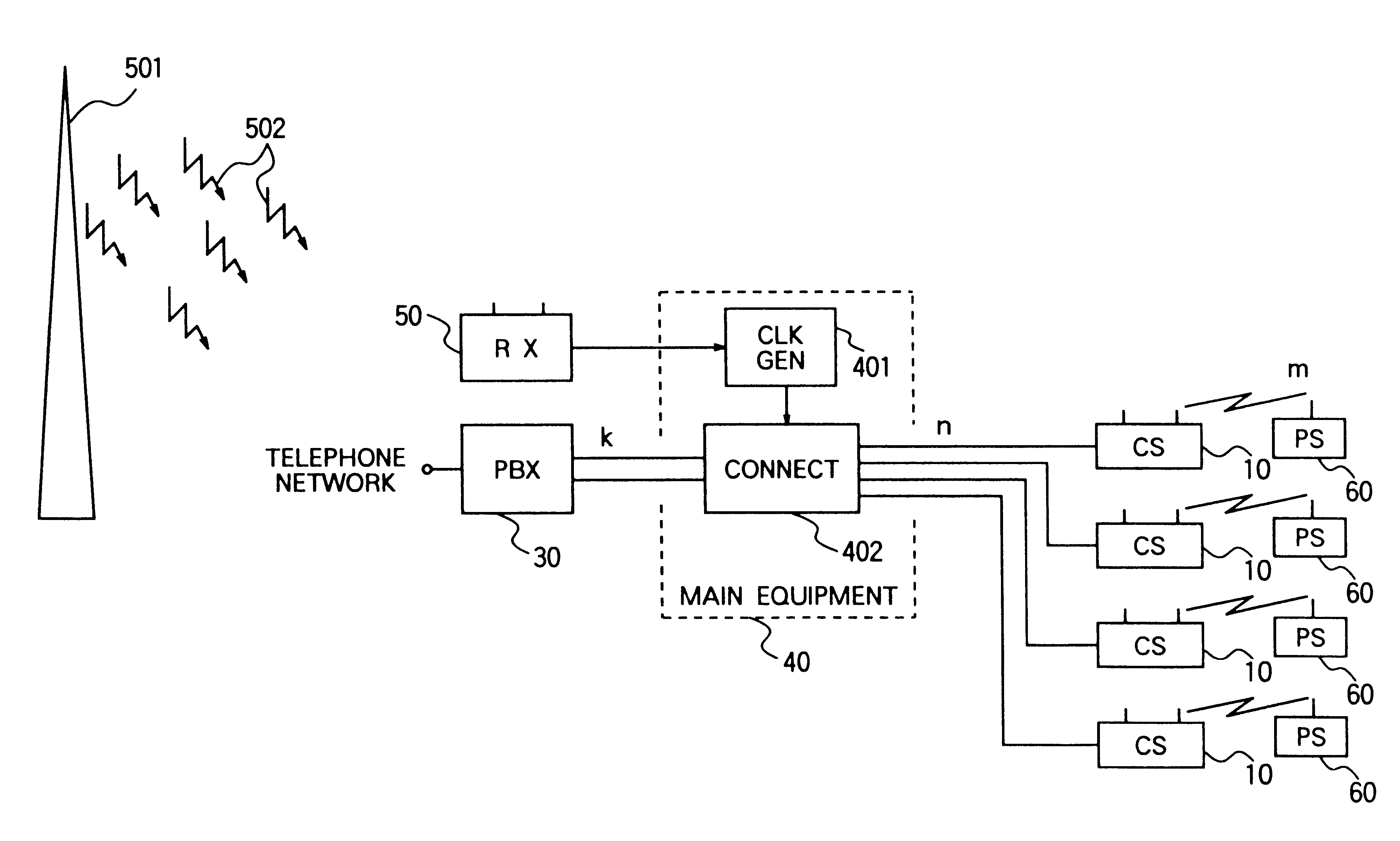 Digital cordless communication system with frequency deviation correction capability