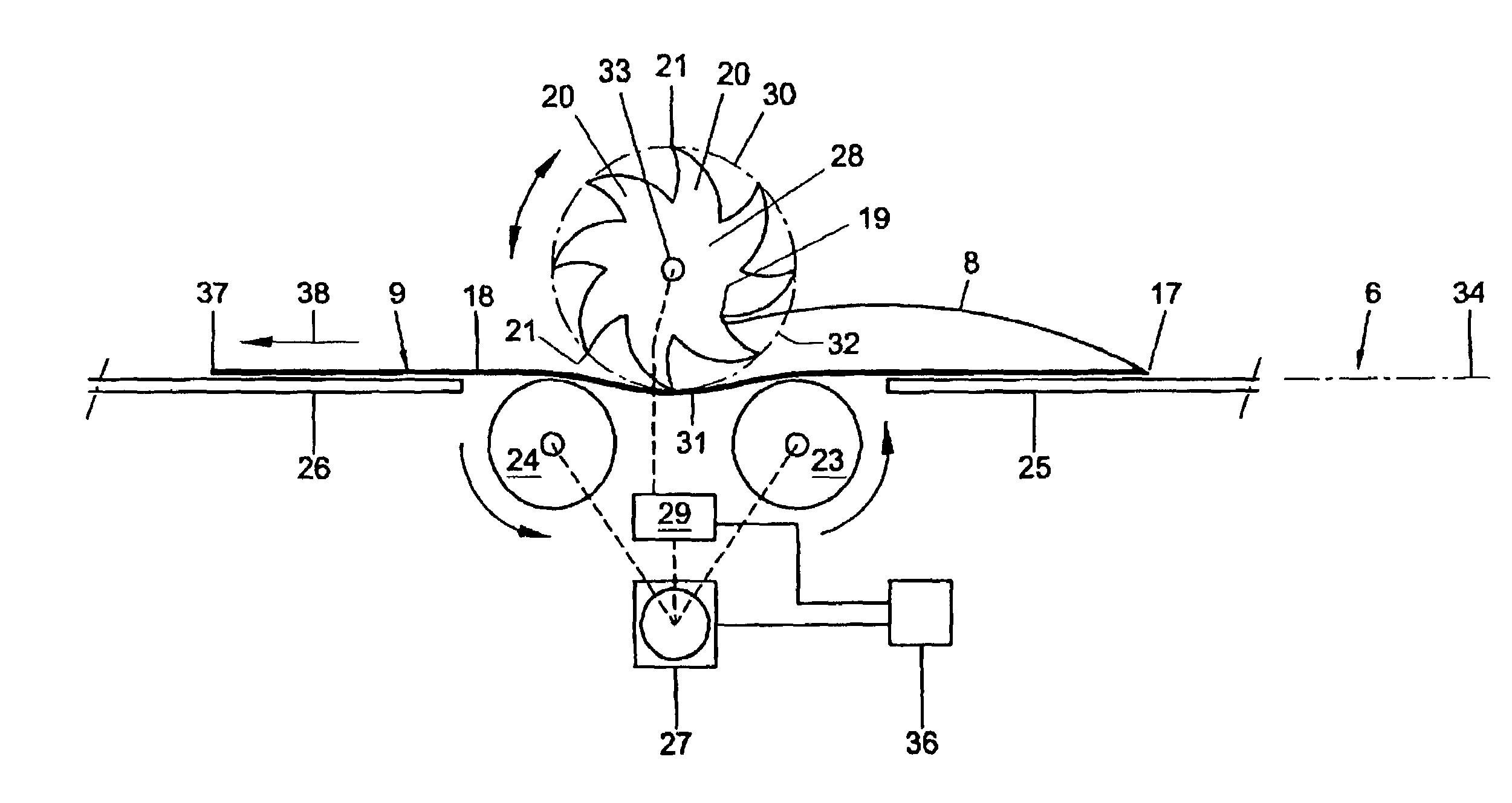 Machine and method for inserting sheets into envelopes