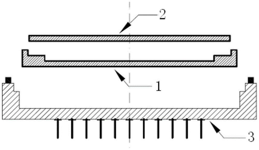 A 3D stacked structure of an ltcc substrate