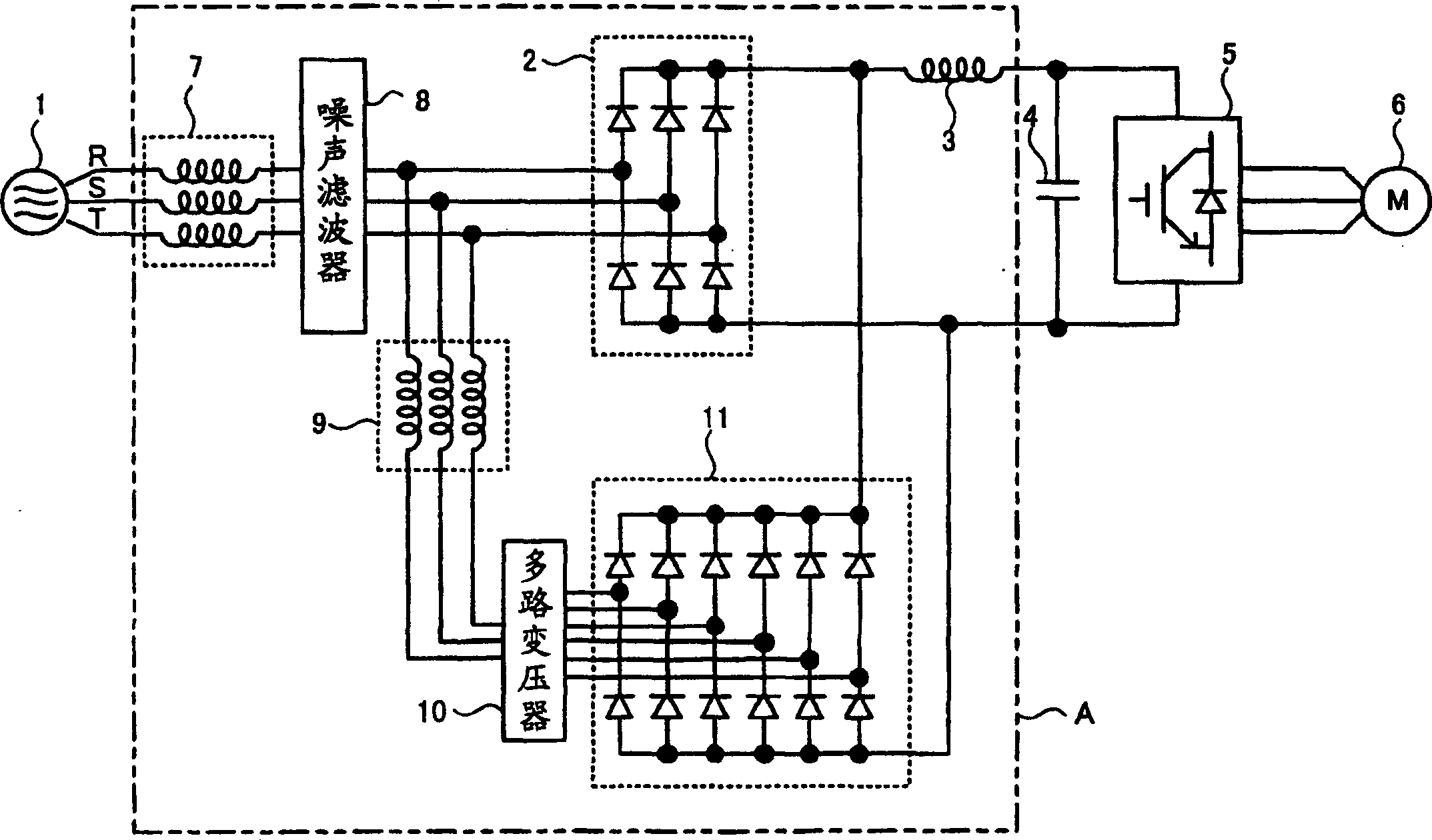 Multipath rectification circuit