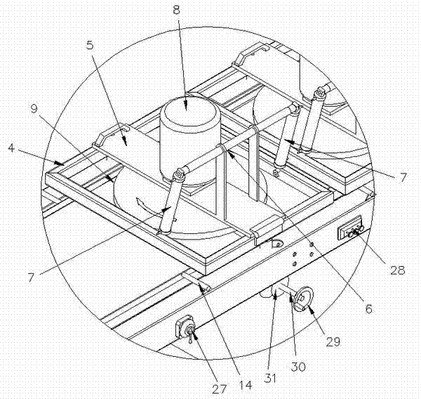 Disk-type polishing machine