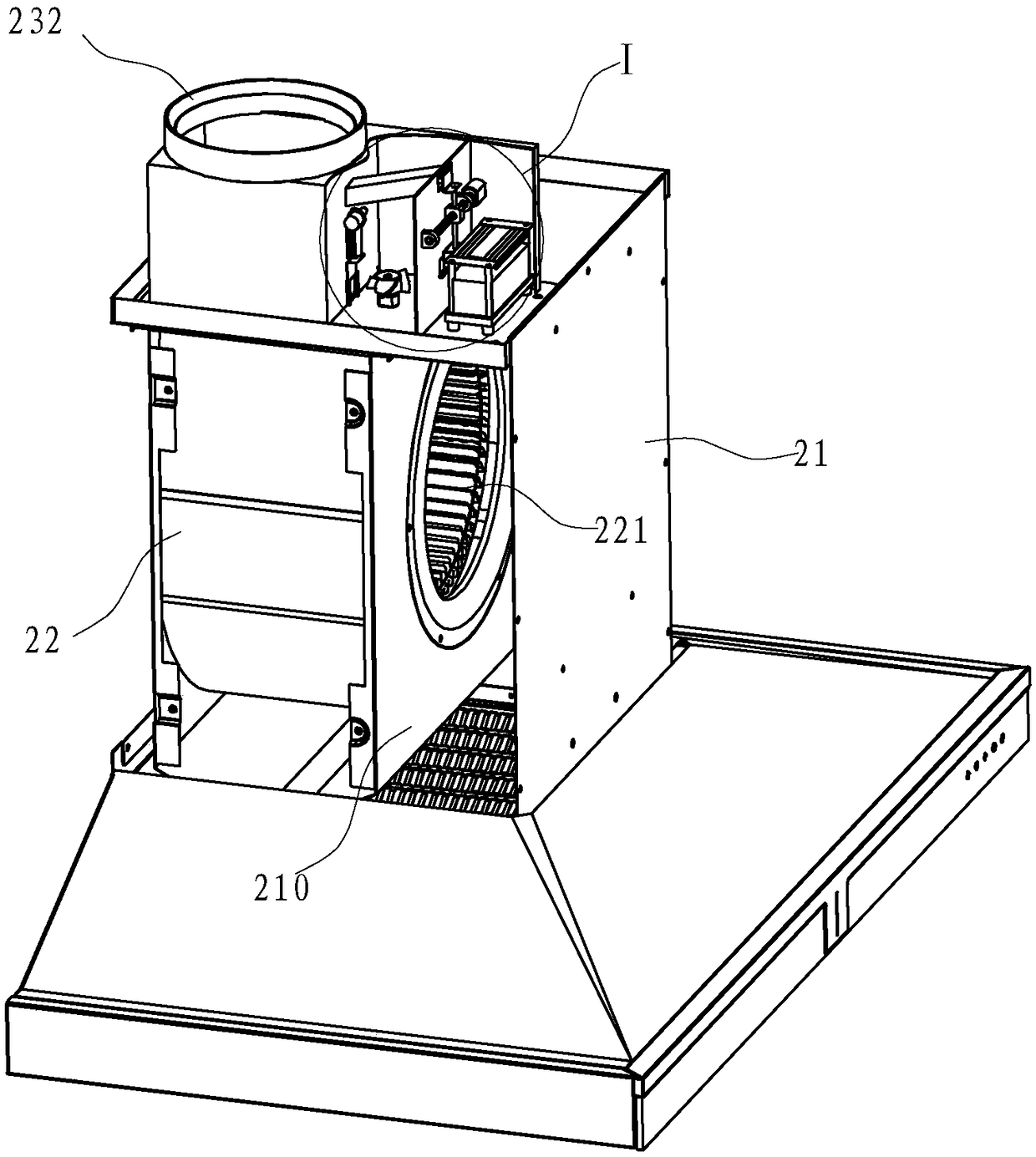 Soot filter and extractor hood with soot filter