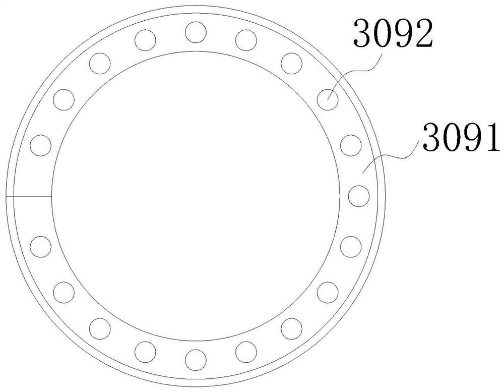 A rotating head with an anti-corrosion mechanism for fog piles