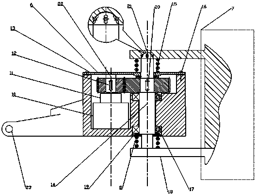 Four-wheel independent steering mechanism and working method