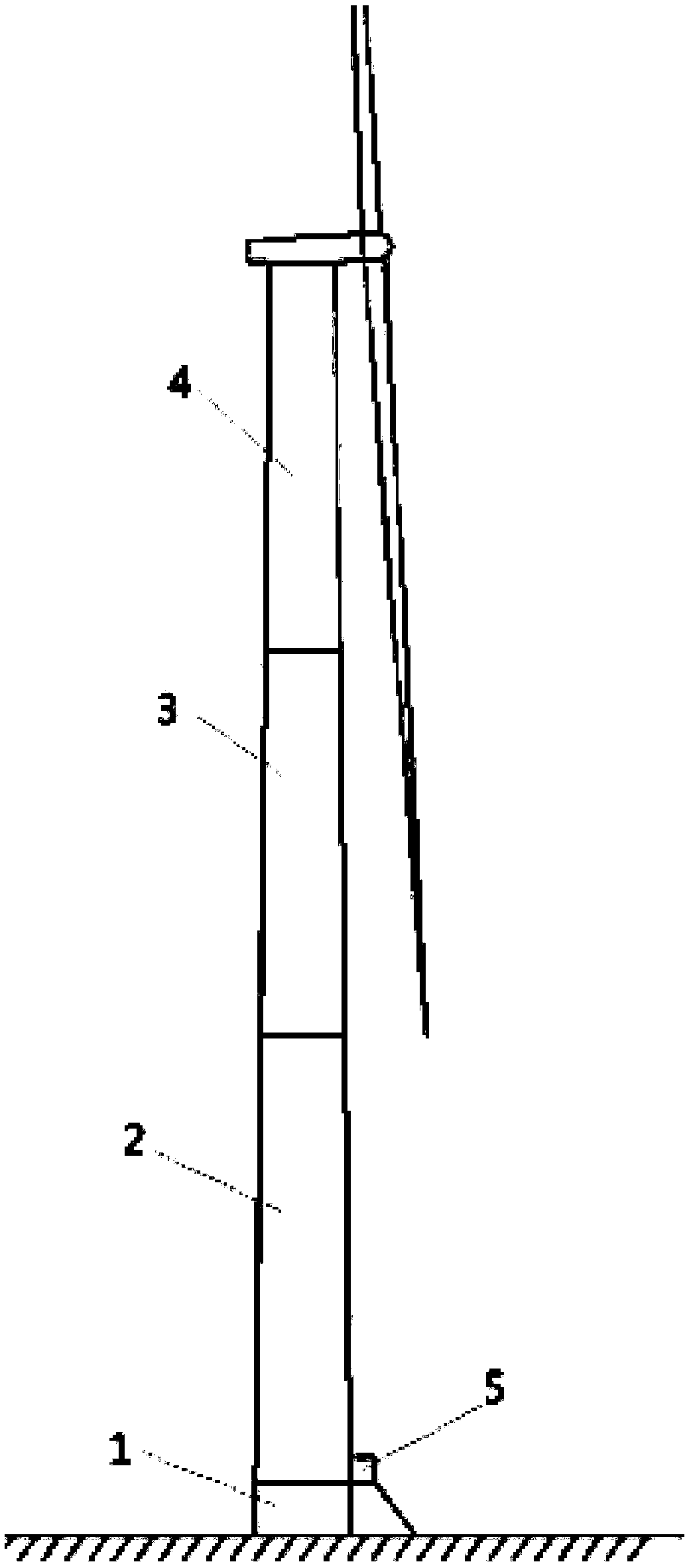 Tower tube heat-radiating system and temperature control method thereof