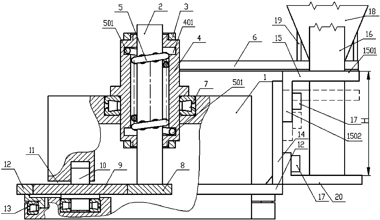 Agricultural fixed-length cutting mechanism