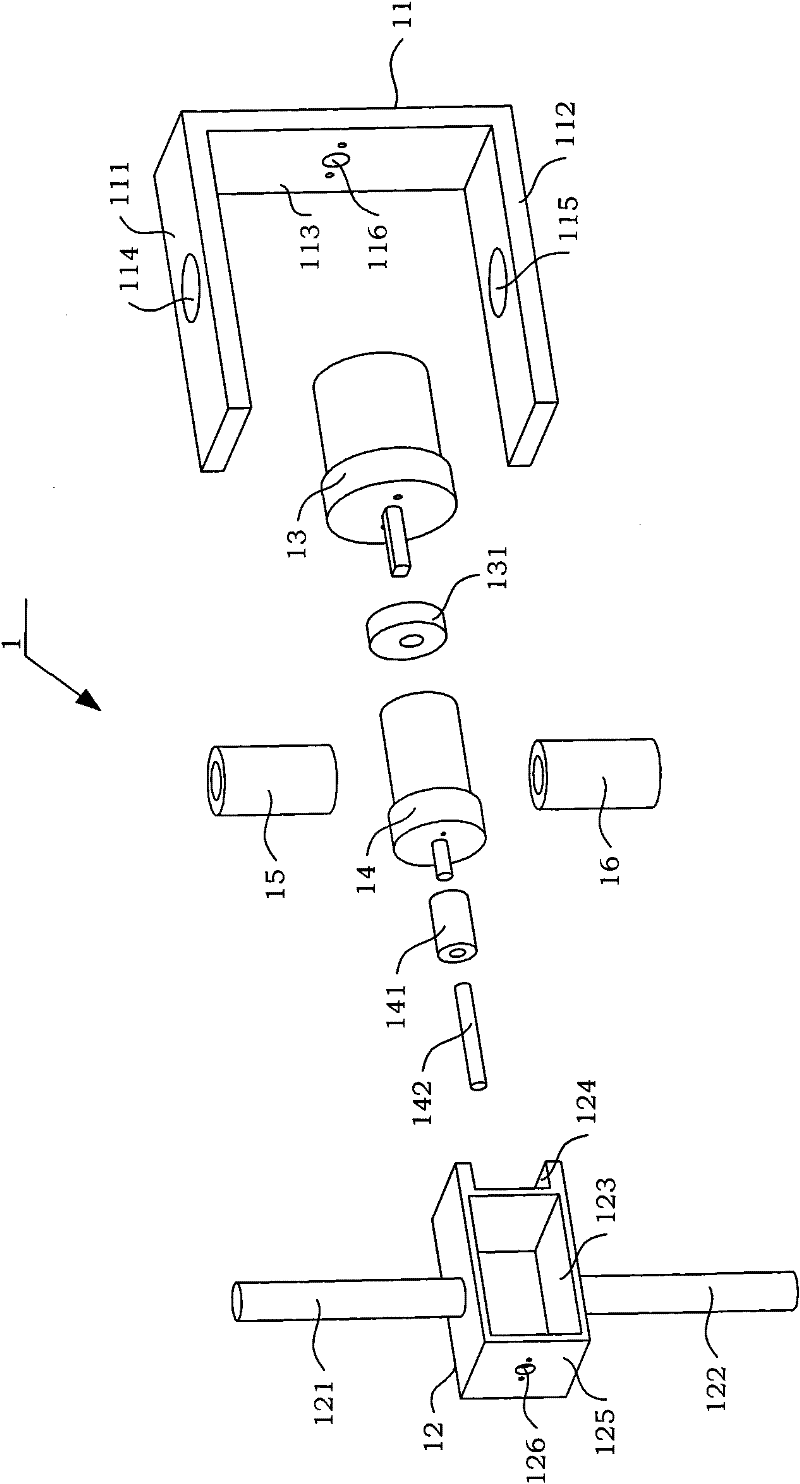 Drum-type sample stage and method for magnetron sputtering coating on powder particles by using same