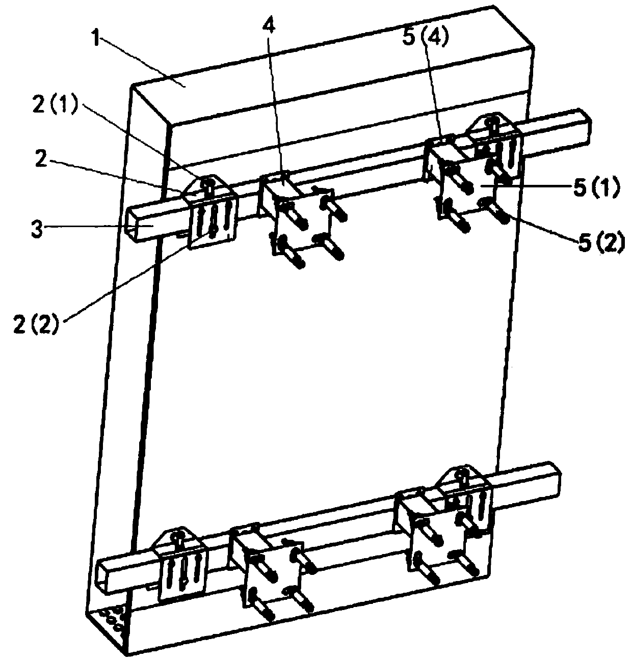 Universal plaque lamp box and manufacturing and mounting method thereof