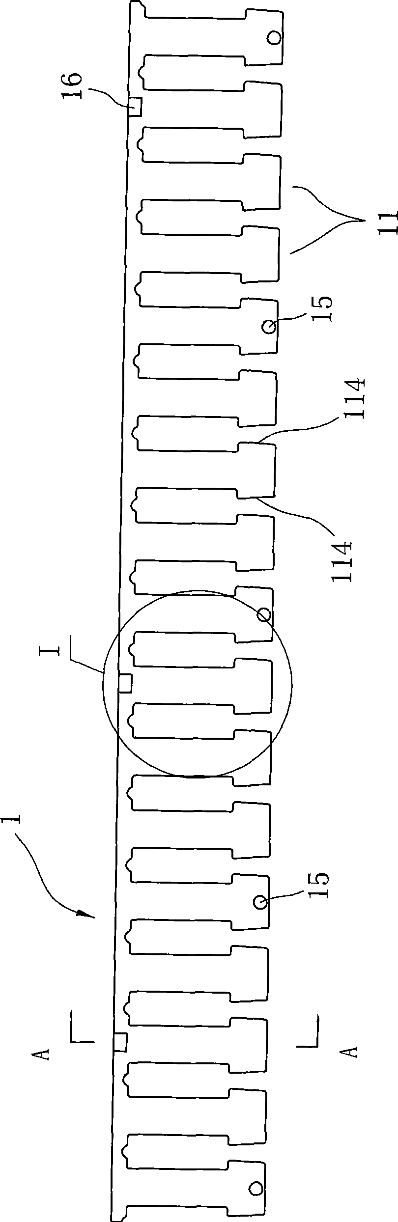 Motor internal stator and manufacturing method thereof