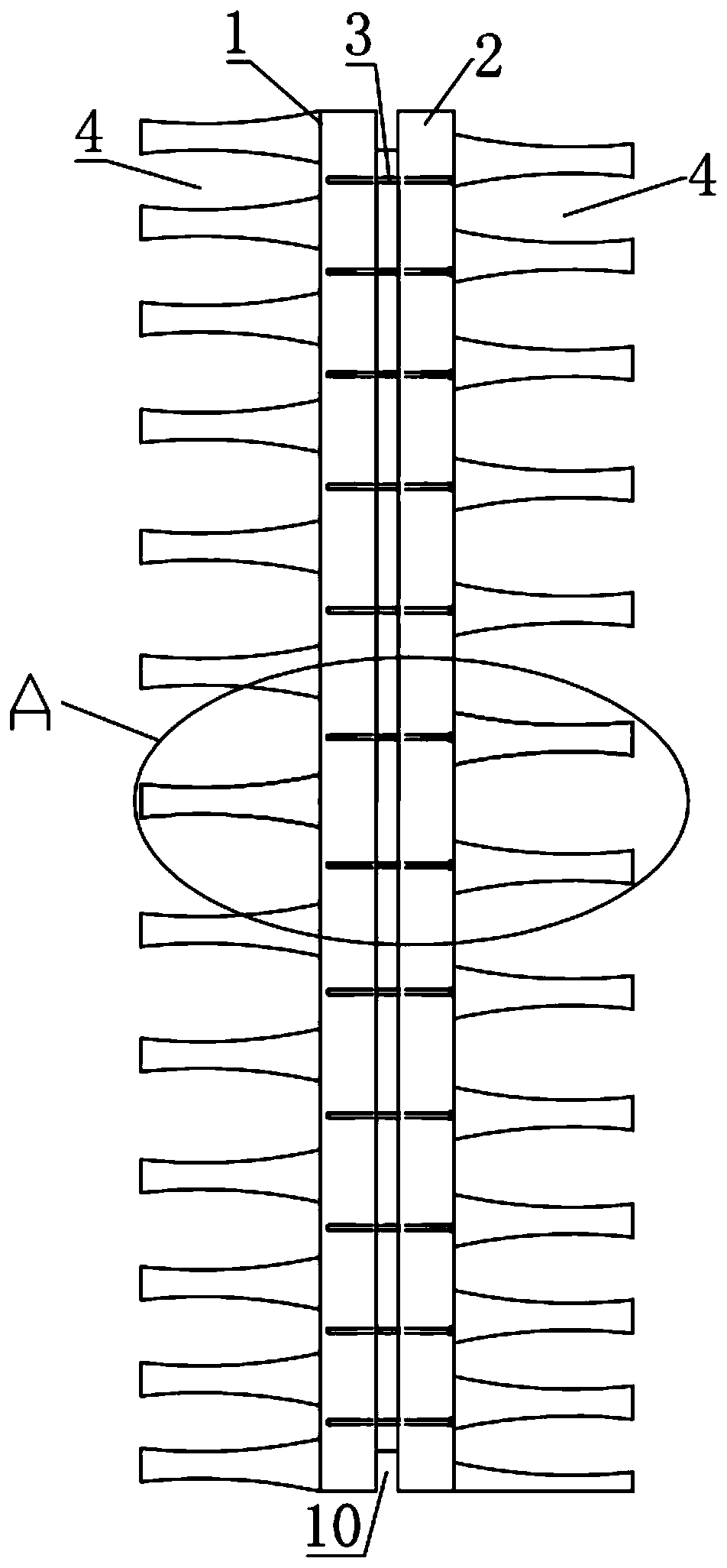 Preparation method of bearing retainer with cooling and wear-resistant structure for robot