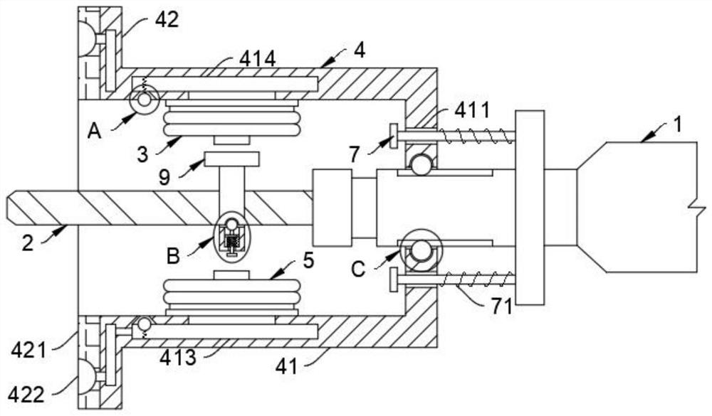 Drilling device facilitating high-altitude operation and having cleaning function