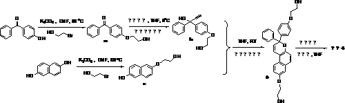 Synthesis method of silicon-based photochromic elastomer containing naphthol pyran with cross-linked structure