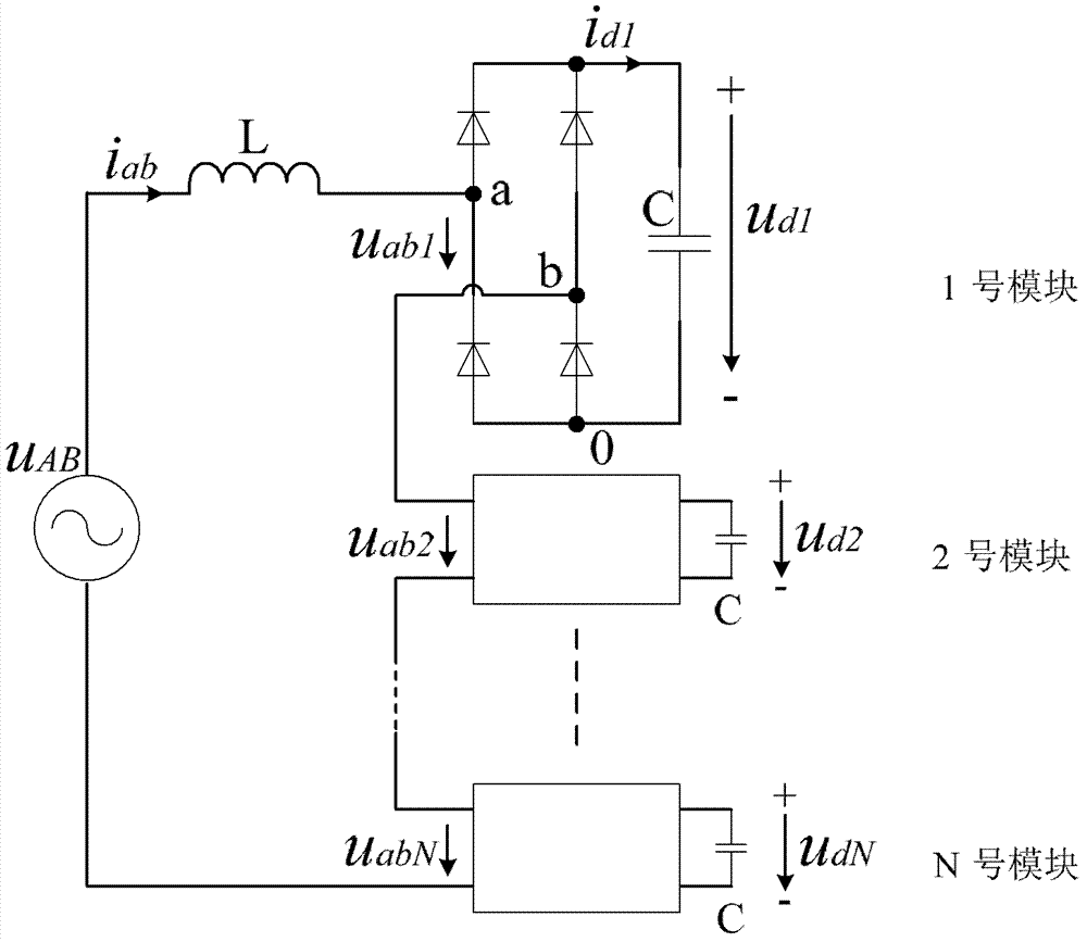 Alternate charging starting circuit and control method for chained static synchronous compensator