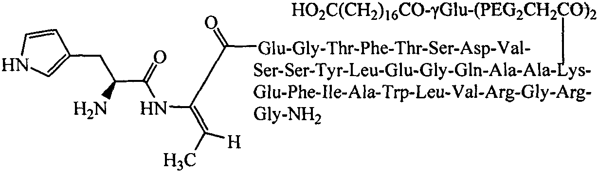 GLP-1 (glucagon-like peptide-1) compound