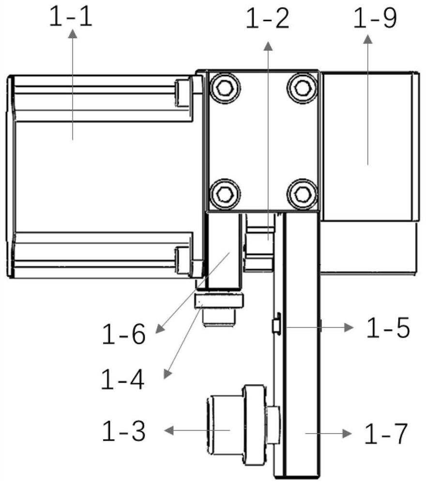 Hemispherical arc-shaped scanning test frame capable of being used for laser countermeasure test