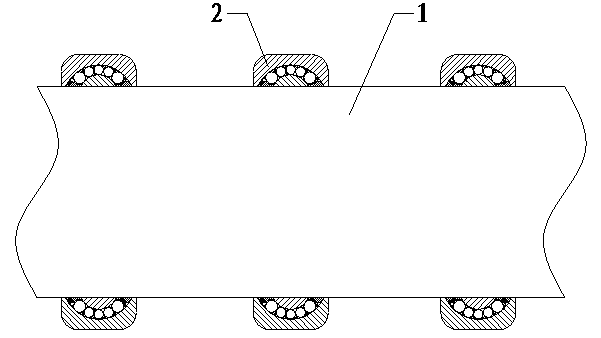 Rotary kiln with flexible support structure