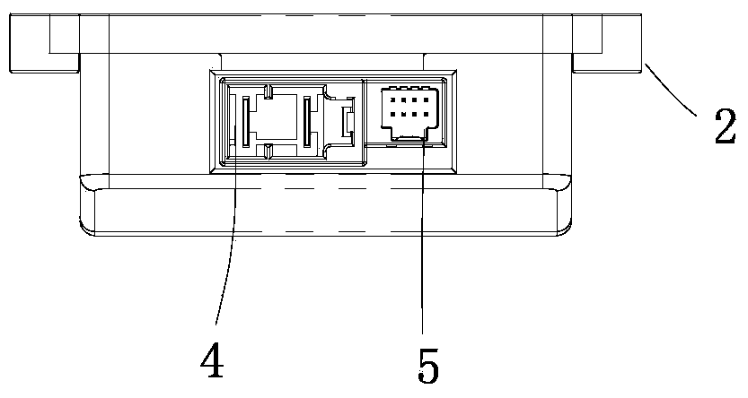 Electric power-assisted steering controller steering controller housing assembly for preventing line interference
