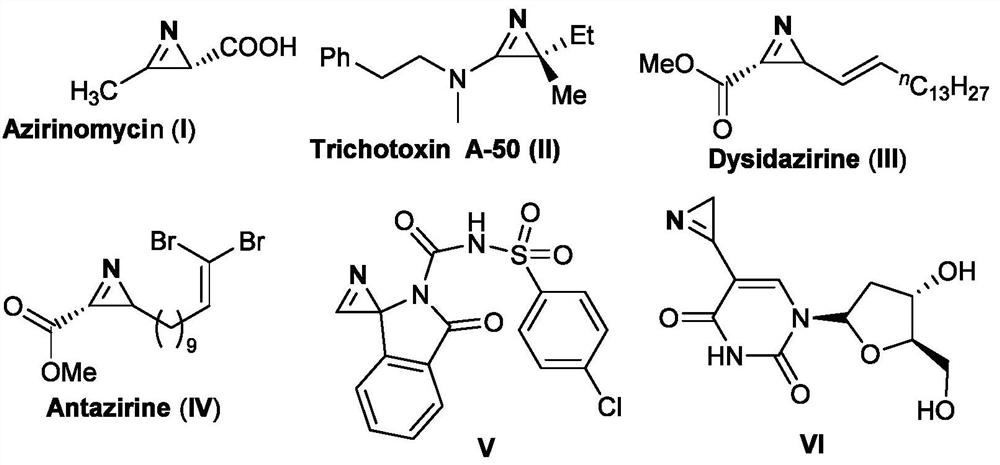 A kind of synthetic method of 2h-aziridine derivative