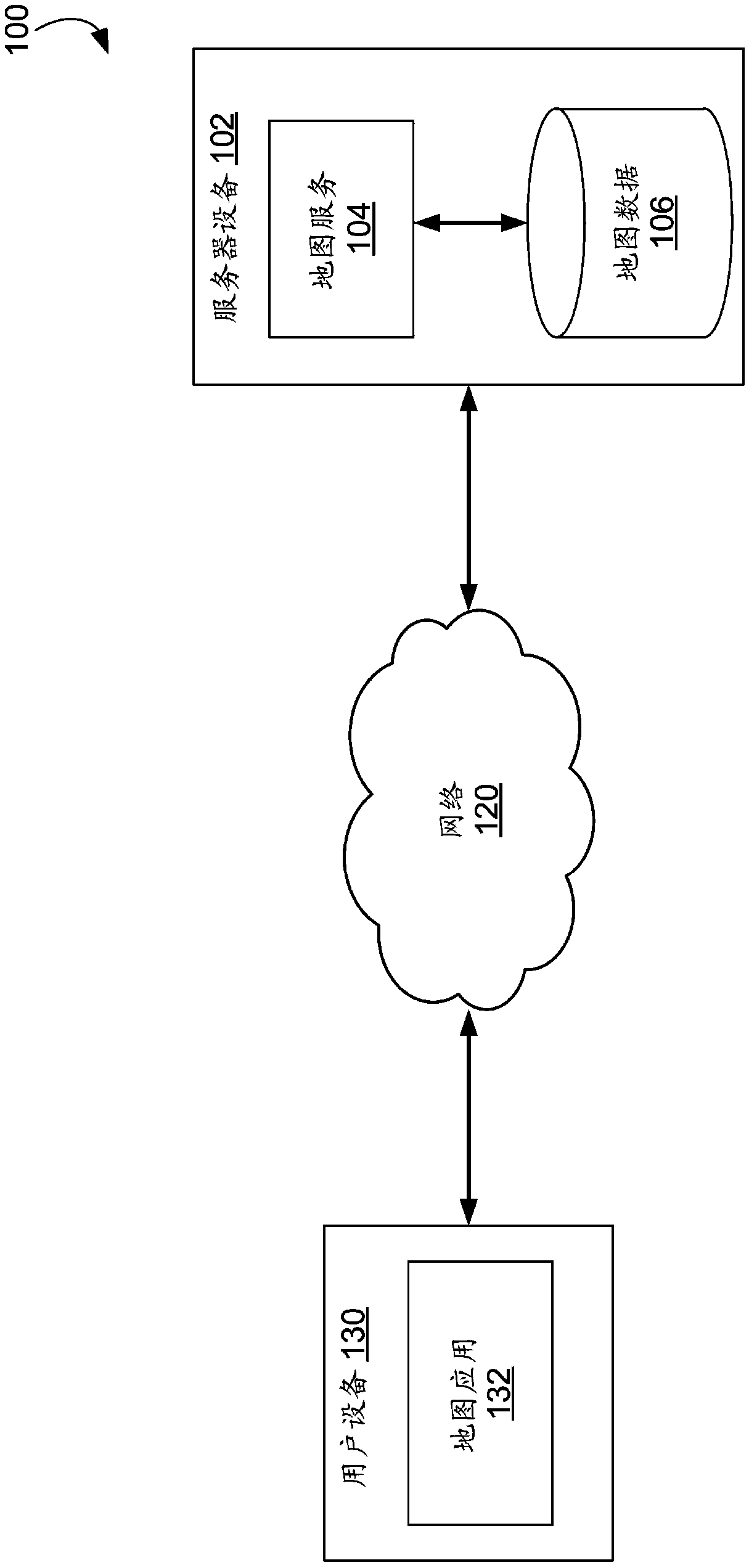 Venues map application and system