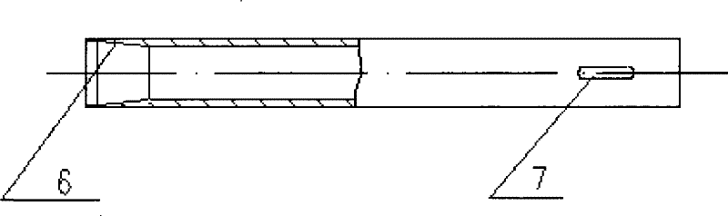 Clamping head for fuel rod replacing device