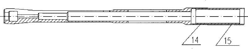 Clamping head for fuel rod replacing device