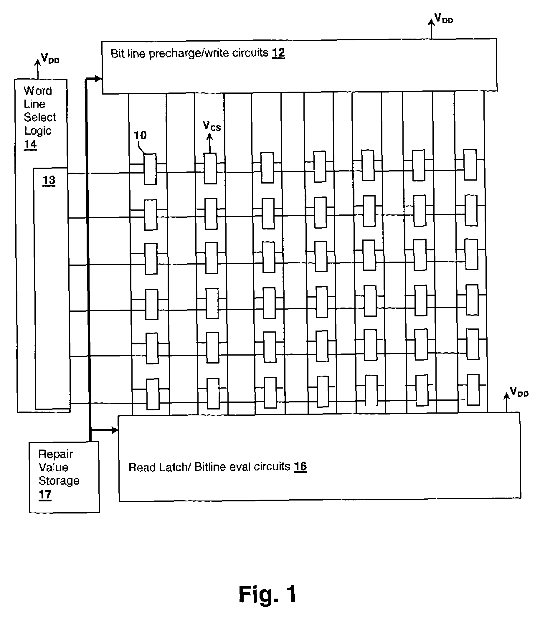 Method and computer program for selecting circuit repairs using redundant elements with consideration of aging effects
