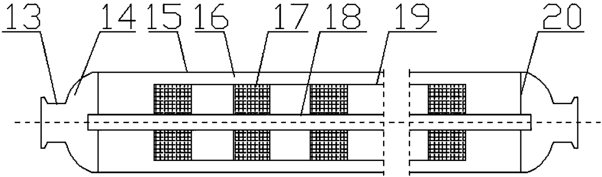 Cooling tower with magnetized water treating device