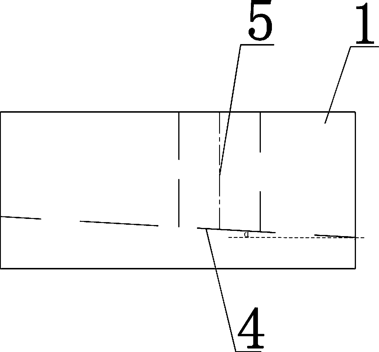 Chimney used for glass melting kiln