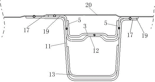 An engine compartment longitudinal beam and a front floor longitudinal beam connecting structure and automobile