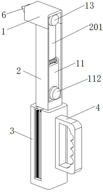 Safety hammer arranged in rail transit train