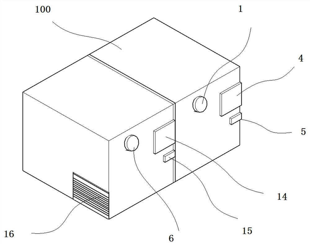 Blood vessel cold and hot trial-production instrument and using method