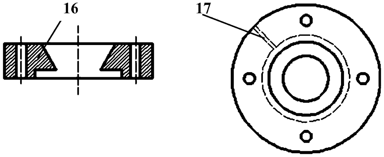 An electromagnetic pulse radial powder compaction device and compaction method