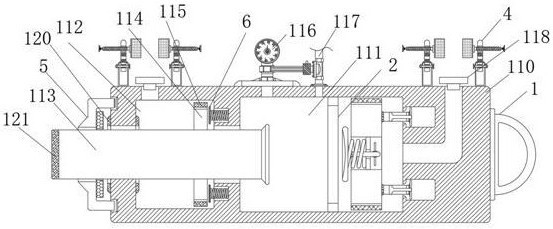 A locking cylinder structure with end-of-stroke cushioning