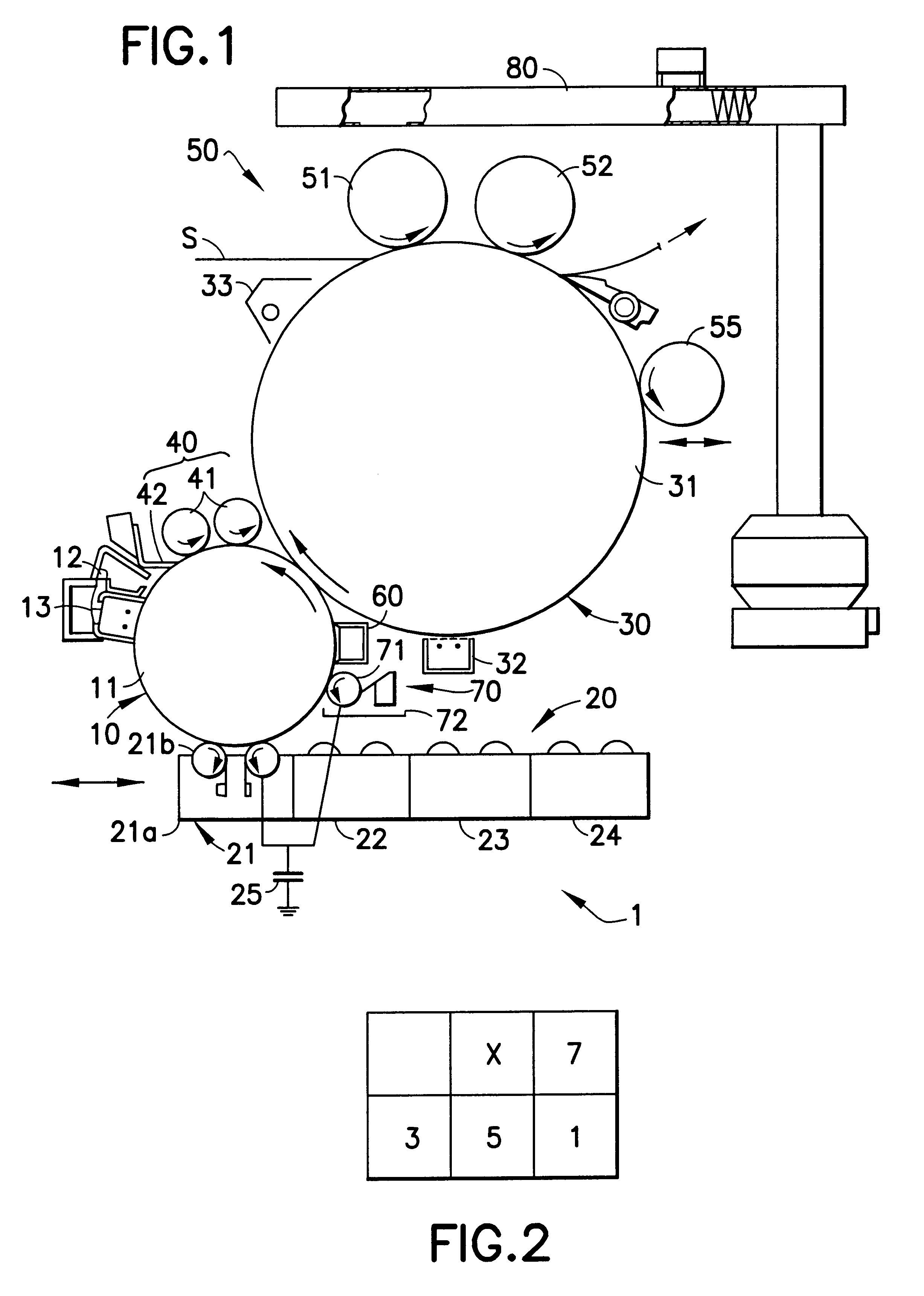 Electrophotographic device, electrophotography, and process for preparing sheet bearing toner images