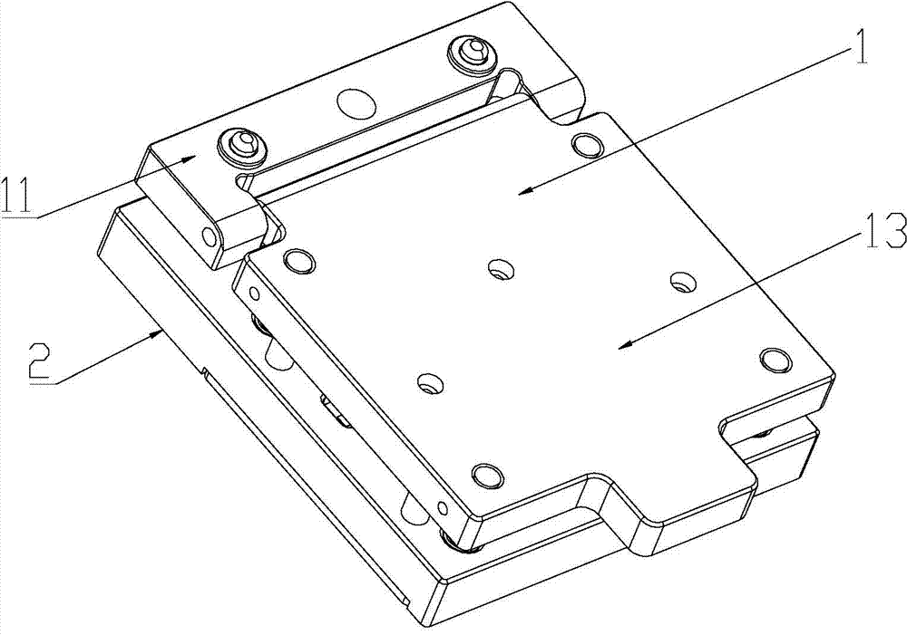 Cover-turning type elastic absorption assembly clamp