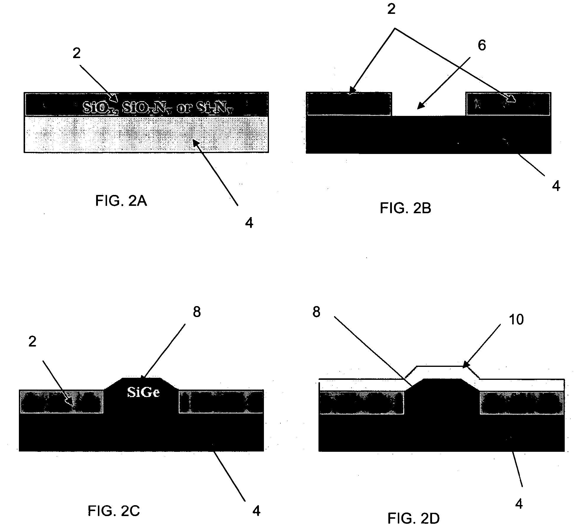 Method of fabricating Ge or SiGe/Si waveguide or photonic crystal structures by selective growth