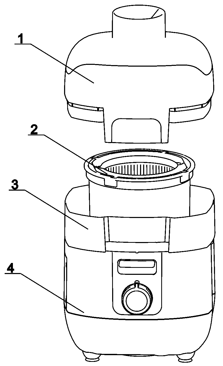 Juicer capable of automatically discharging residues